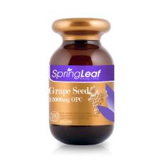 SpringLeaf美女必吃葡萄籽营养皮肤 越吃越年轻12000毫克180粒