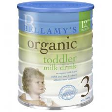 无会员优惠 Bellamy's Organic 贝拉米婴幼儿配方奶粉3段有机婴儿奶粉 900克