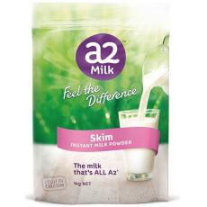  A2进口脱脂高钙儿童学生成人奶粉 1kg无添加A2优质奶源 脱脂营养健康