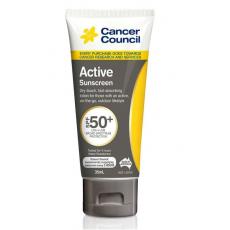 户外无油活力防晒霜SPF50+ 35ml防水 Cancer Council