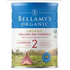 无会员优惠 Bellamy's Organic 贝拉米婴幼儿配方奶粉2段 900g 6-12个月