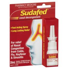 鼻炎通 缓解感冒 流感 枯草热和鼻窦炎的鼻塞 20ML Sudafed