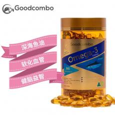 澳洲Goodcombo深海鱼油365粒原味深海无腥味深海鱼油中老年人父母心脑眼健康澳大利亚